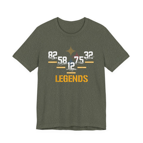 Pittsburgh Football Legends - Unisex Jersey Short Sleeve Tee