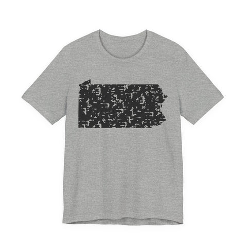 Pennsylvania Outline Short Sleeve T-Shirt