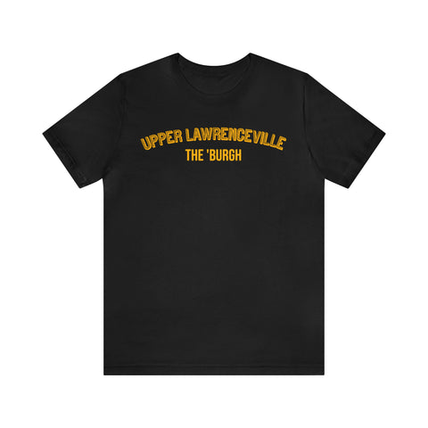 Upper Lawrenceville - The Burgh Neighborhood Series - Unisex Jersey Short Sleeve Tee T-Shirt Printify Black S 