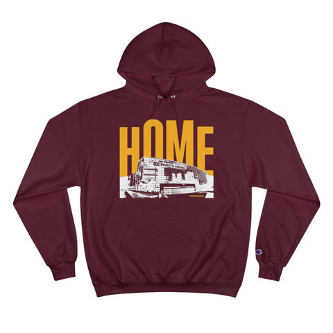 PPG Paints Arena - Home Series -  Champion Hoodie Hoodie Printify Maroon S 