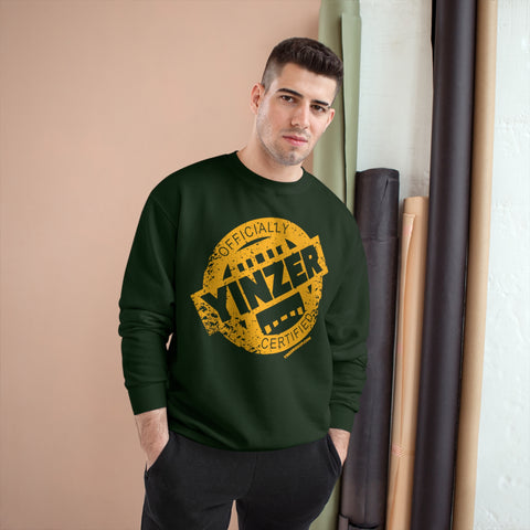 Certified Yinzer - Champion Crewneck Sweatshirt Sweatshirt Printify   