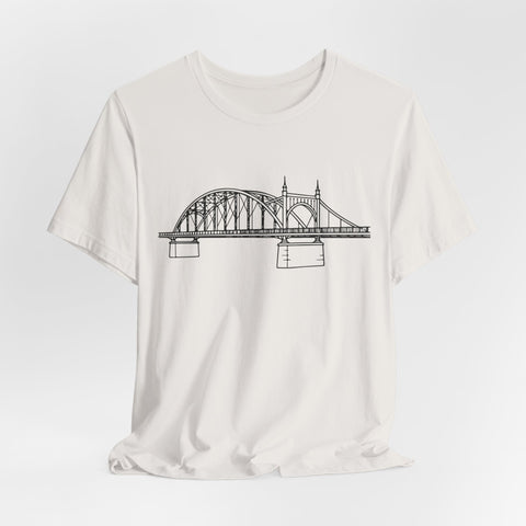 Pittsburgh Bridge Doodle - Unisex Jersey Short Sleeve Tee