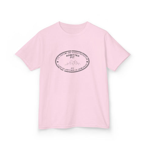 Pittsburgh Border Stamp - Kids Graphic T-Shirt