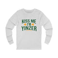 Kiss Me, I'm Yinzer - St. Patty's Day - Long Sleeve Tee Long-sleeve Printify