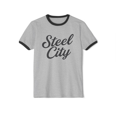 Steel City - Unisex Cotton Ringer T-Shirt