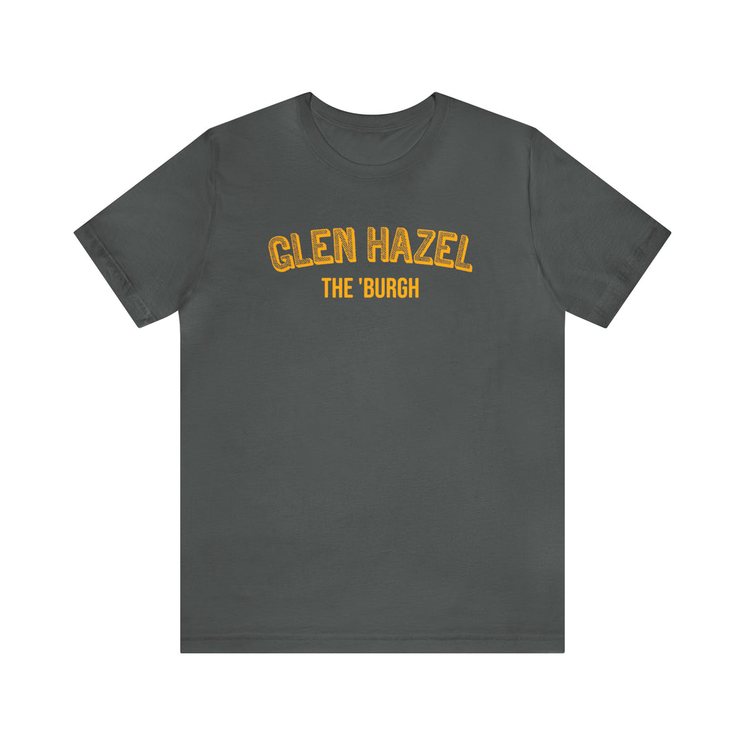 Glen Hazel  - The Burgh Neighborhood Series - Unisex Jersey Short Sleeve Tee T-Shirt Printify Asphalt S 