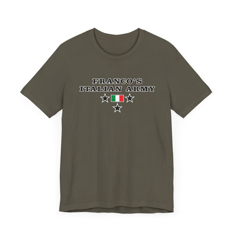 Franco's Italian Army  - Unisex bella+canvas 3001 Short Sleeve Tee