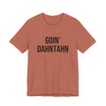 Pittsburgh Goin' Dahntahn Short Sleeve T-Shirt T-Shirt Printify Heather Clay S