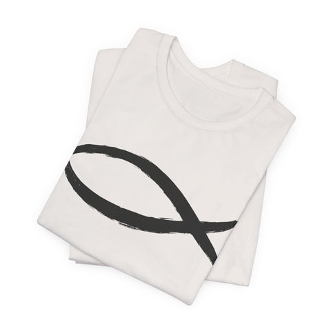 Christianity Fish Symbol - Unisex Jersey Short Sleeve Tee
