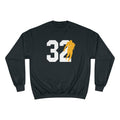 Legends Series - 32 - Champion Crewneck Sweatshirt Sweatshirt Printify Black M 