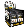 Pittsburgh Steelers All-Time Greats Playing Cards Masterpieces Puzzles