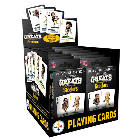 Pittsburgh Steelers All-Time Greats Playing Cards Masterpieces Puzzles