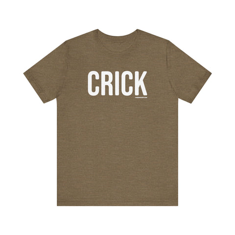 Pittsburgh CRICK T-Shirt - SHORT SLEEVE TEE T-Shirt Printify Heather Olive S 