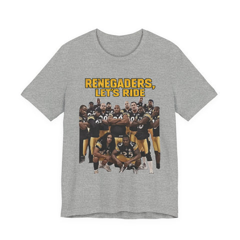 Renegaders Let's Ride Football Team T-Shirt — Vintage Team Photo Tee