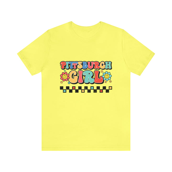 I'm a Pittsburgh Girl - Short Sleeve Tee T-Shirt Printify Yellow S 