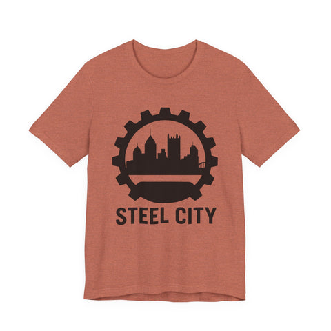 Steel City Gear Skyline - Unisex Jersey Short Sleeve Tee