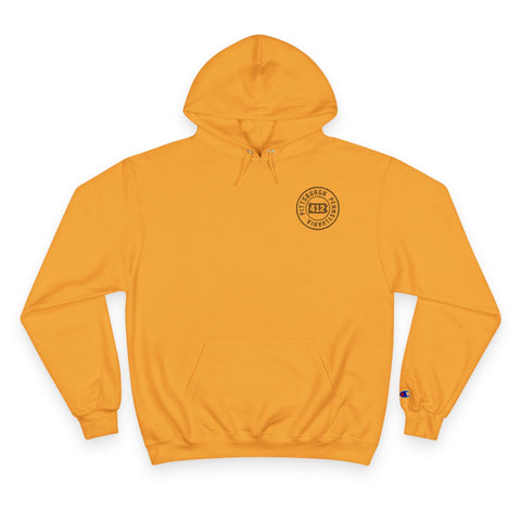 Pittsburgh Neighborhood Map - Print on back Hoodie