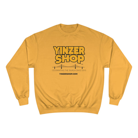 YinzerShop Serving Since 2015 - Champion S600 Sweatshirt Sweatshirt Printify Gold S