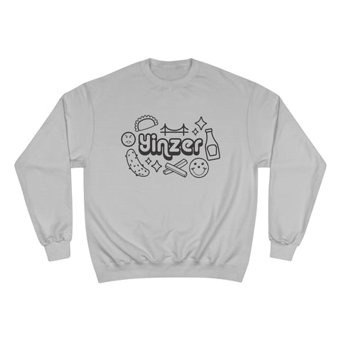 Yinzer Icon Doodles - Champion Sweatshirt