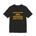 Pittsburgh Football Play Renegade Towel Design - Short Sleeve Tee T-Shirt Printify Black Heather XS 