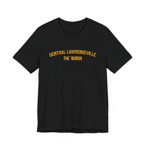 Central Lawrenceville  - The Burgh Neighborhood Series - Unisex Jersey Short Sleeve Tee T-Shirt Printify   