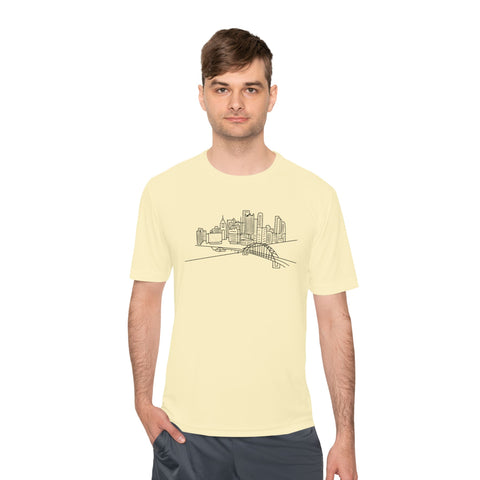 Pittsburgh Skyline - Sport-Tek Unisex Moisture Wicking Tee