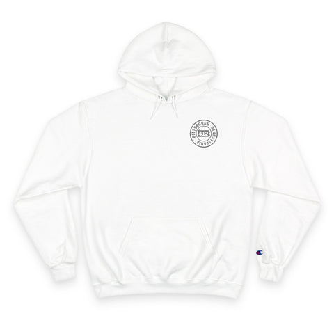 Pittsburgh Neighborhood Map - Print on back Hoodie