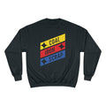 Coal Iron Scrap Champion Sweatshirt Sweatshirt Printify Black S 