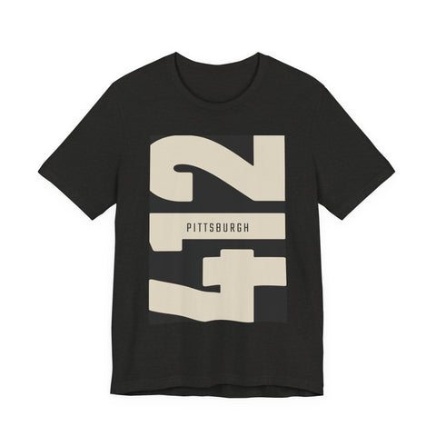 412 Vintage Pittsburgh - Unisex Jersey Short Sleeve Tee