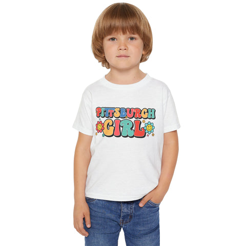 Pittsburgh Girl Retro Toddler T-Shirt