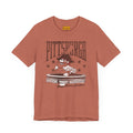 Pittsburgh Pirates Baseball Three River Stadium Retro Design - Short Sleeve Tee T-Shirt Printify Heather Clay S 