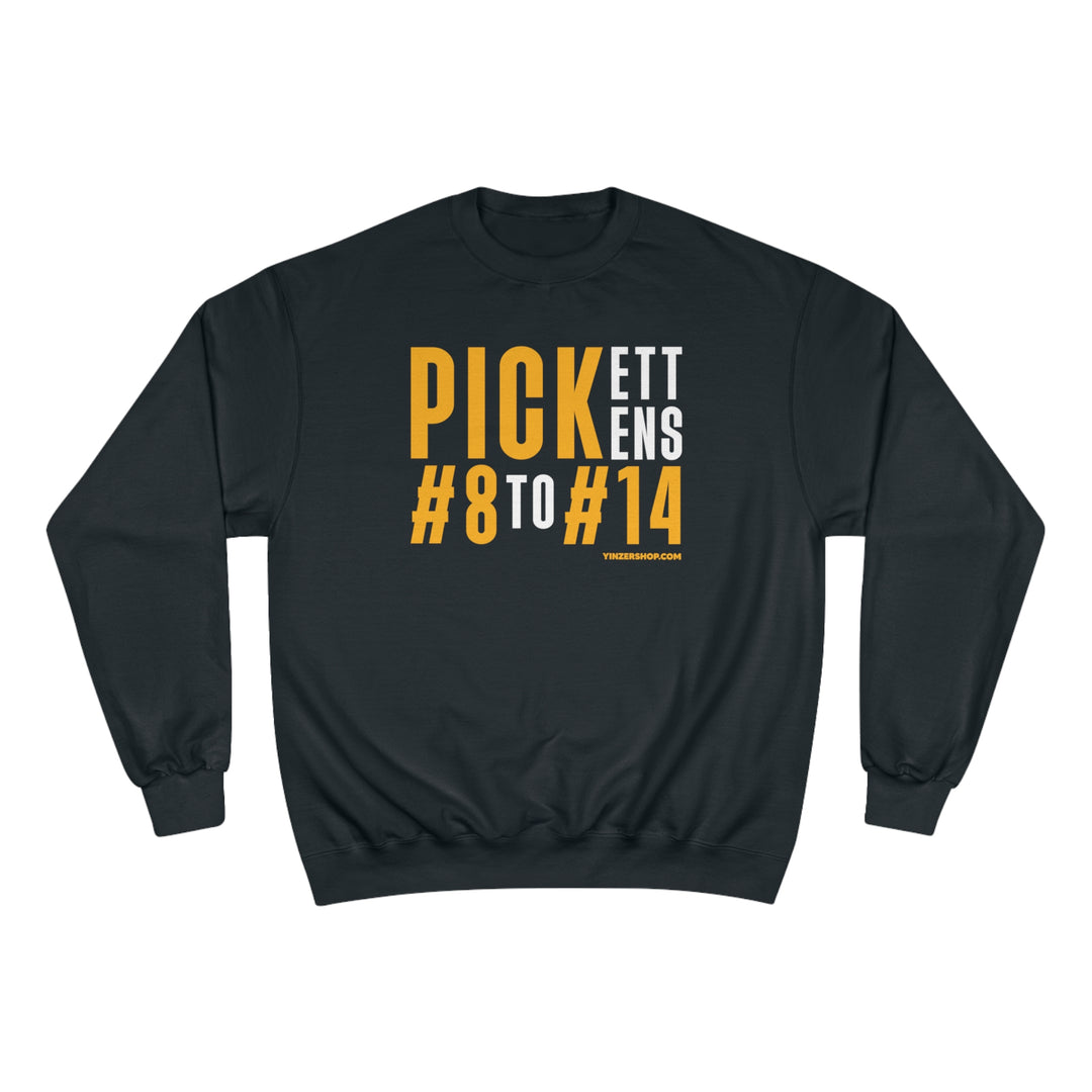 PickETT PickENS #8 to #14 - Champion Crewneck Sweatshirt Sweatshirt Printify   