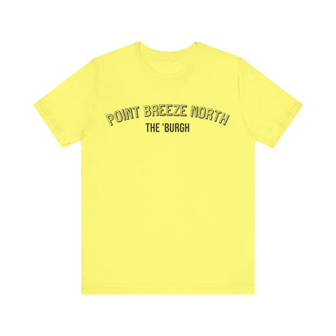 Point Breeze North - The Burgh Neighborhood Series - Unisex Jersey Short Sleeve Tee T-Shirt Printify Yellow S 