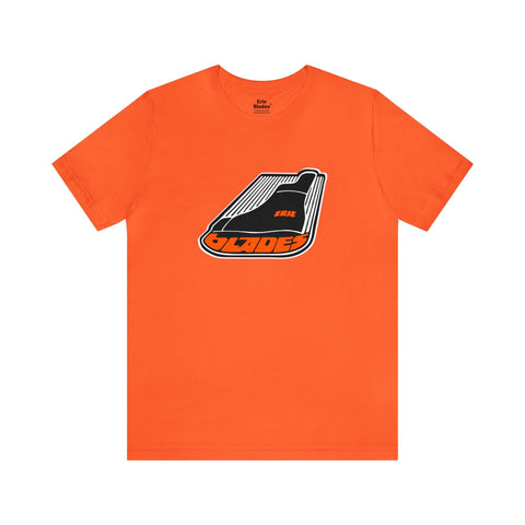 Erie Blades™ T-Shirt (Premium Lightweight) T-Shirt Vintage Ice Hockey Orange S 