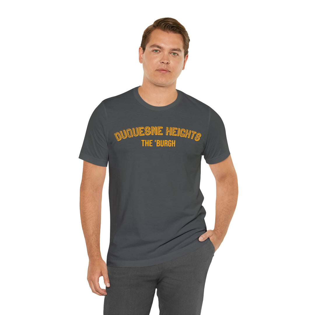 Duquesne Heights  - The Burgh Neighborhood Series - Unisex Jersey Short Sleeve Tee T-Shirt Printify   