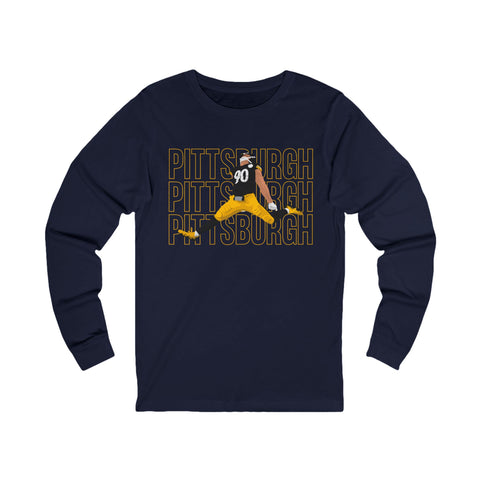 Pittsburgh Victory Jump - Unisex Long Sleeve Tee