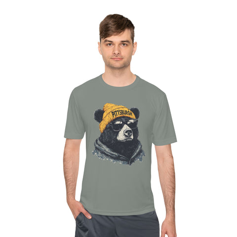 Pittsburgh Bear - Sport-Tek Unisex Moisture Wicking Tee