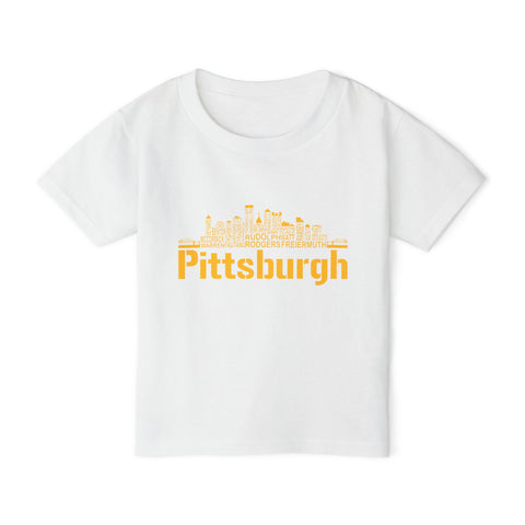 Pittsburgh Football Team Names - Toddler T-Shirt
