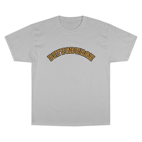 Pittsburgh Block Letters - Champion T-Shirt