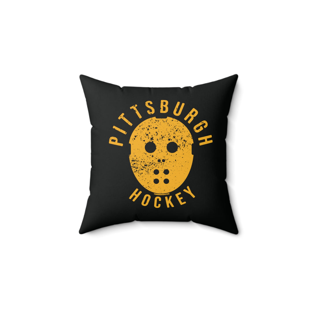 Pittsburgh Hockey Black & Yellow Square Pillow – YinzerShop