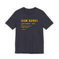 Pittsburghese Definition Series - Gum Bands - Short Sleeve Tee T-Shirt Printify Heather Navy XS