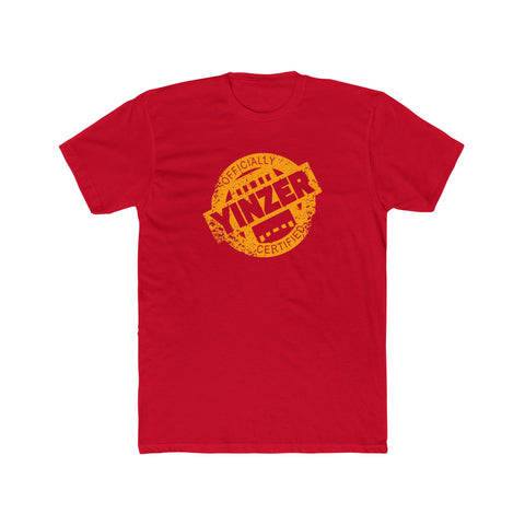 Certified Yinzer Unisex Heavy Cotton Tee T-Shirt Printify Solid Red S 