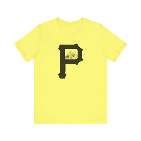 Steel Building - P for Pittsburgh Series  - Short Sleeve Shirt