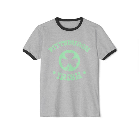 Pittsburgh St. Patrick's Day - Unisex Cotton Ringer T-Shirt