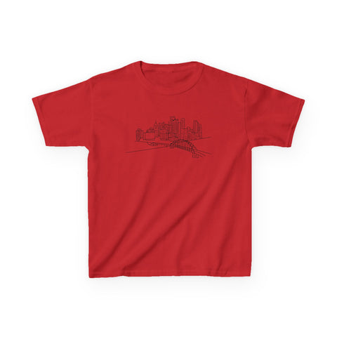 Pittsburgh Skyline - Kids Graphic T-Shirt