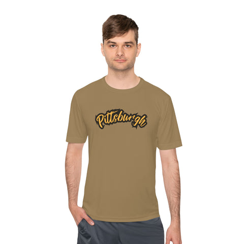 Pittsburgh Grunge - Sport-Tek Unisex Moisture Wicking Tee