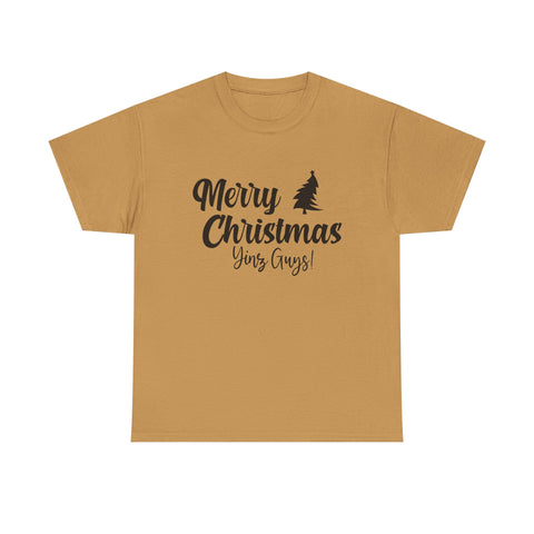Merry Christmas Yinz! - Unisex Heavy Cotton Tee