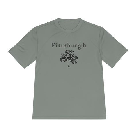 Pittsburgh Irish Clover - Sport-Tek Unisex Moisture Wicking Tee