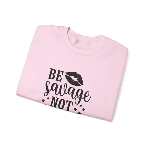 Savage Not Average (Pittsburgh Sarcasm Series) - Heavy Blend™ Crewneck Sweatshirt