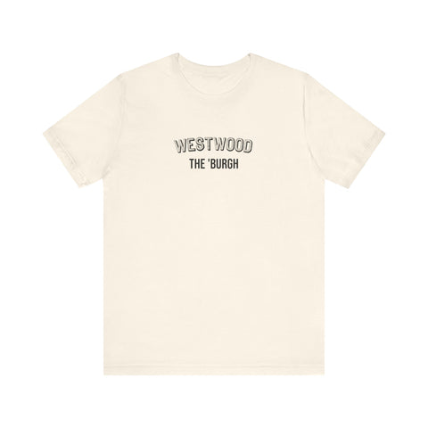 West Wood - The Burgh Neighborhood Series - Unisex Jersey Short Sleeve Tee T-Shirt Printify Natural S 